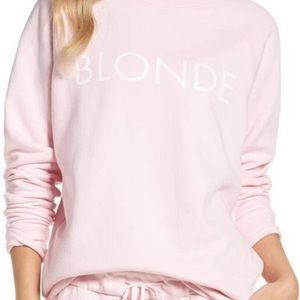 BRUNETTE the label, “Blonde” crewneck